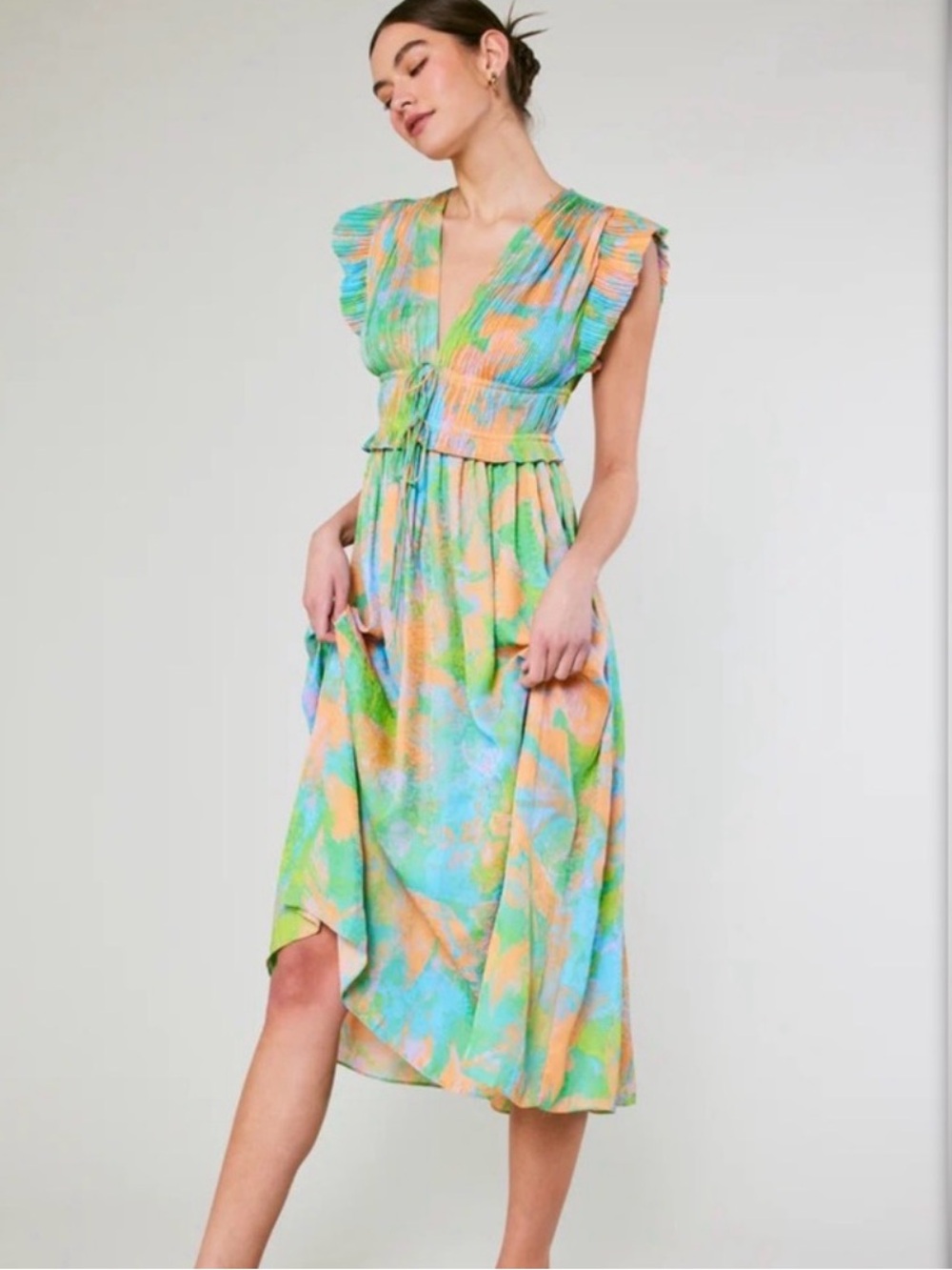 Anthropologie CURRENT AIR Mara Midi Dress